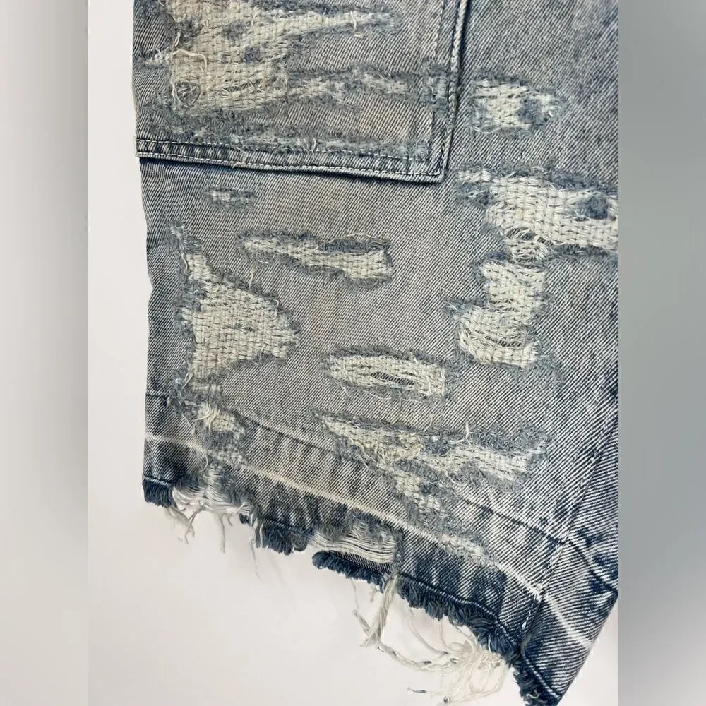 Givenchy Cargo Bermuda Shorts in Denim Waist 27 - Picture 4 of 12